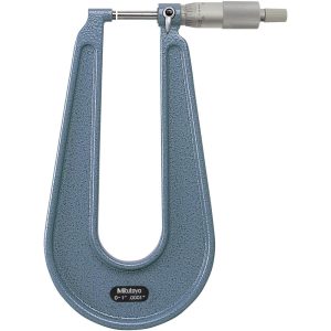 MITUTOYO Mechanical Outside Micrometer: 1" Range, 0.0001" Graduation 118-129