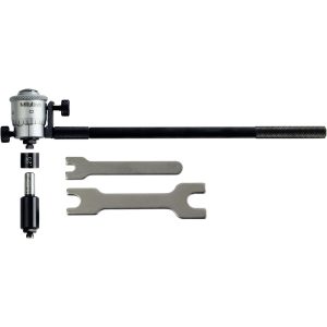MITUTOYO 1 to 2", Friction Thimble, Mechanical, Satin Chrome Finish, Interchangeable Rod Micrometer 141-102