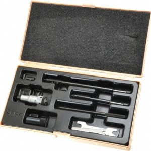 MITUTOYO 2 to 8", Friction Thimble, Mechanical, Satin Chrome Finish, Interchangeable Rod Micrometer 141-208
