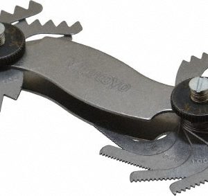 MITUTOYO 18 Leaf, 0.4 to 7mm Pitch Range, Screw Pitch Gage 188-121