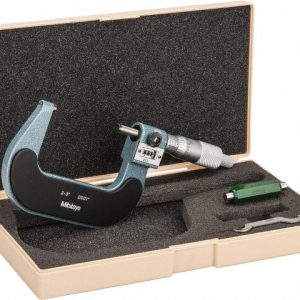 MITUTOYO Mechanical Outside Micrometer: 3" Range, 0.0001" Graduation 193-213