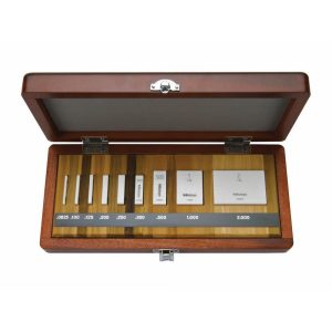 MITUTOYO Gage Block Set: 0.0625 to 2'' Range, 9 Pc, AS-1 Grade, Steel 516-935-26