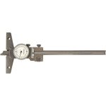 MITUTOYO 0 to 6 Inch Range, Stainless Steel, White Dial Depth Gage 527-311-50