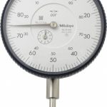 MITUTOYO Dial Drop Indicator: 1.0000" Max Measurement, 0-100 Dial Reading, 0.002000" Accuracy 3416A