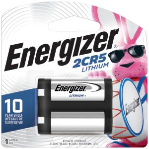 ENERGIZER Photo Battery: Size 2CR5, Lithium-ion EL2CR5BP