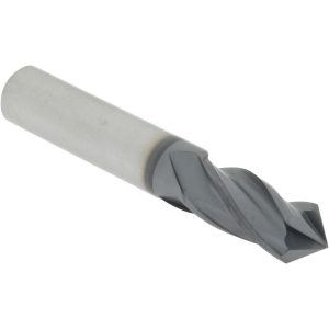 ACCUPRO Drill Mill: 7/16" Dia, 1" LOC, 4 Flutes, 90 &deg; Point, Solid Carbide SCCMG1414DPPLAL
