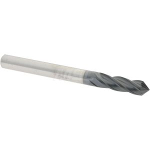 ACCUPRO Drill Mill: 3/16" Dia, 5/8" LOC, 4 Flutes, 90 &deg; Point, Solid Carbide SCCMG606DPPLALT