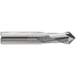 ACCUPRO Drill Mill: 1/4" Dia, 3/4" LOC, 2 Flutes, 90 &deg; Point, Solid Carbide SAMG-808-DP-PL