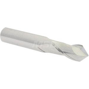 ACCUPRO Drill Mill: 1/2" Dia, 1" LOC, 2 Flutes, 90 &deg; Point, Solid Carbide SAMG-1616-DP-PL
