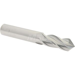 ACCUPRO Drill Mill: 3/8" Dia, 1" LOC, 4 Flutes, 90 &deg; Point, Solid Carbide SCCMG-1212-DP-P