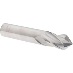ACCUPRO Drill Mill: 3/4" Dia, 1-1/2" LOC, 4 Flutes, 90 &deg; Point, Solid Carbide SCCMG-2424-DP-P