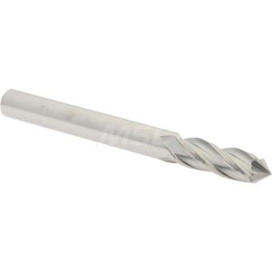 ACCUPRO Drill Mill: 1/4" Dia, 3/4" LOC, 4 Flutes, 90 &deg; Point, Solid Carbide SCCMG-808-DP-PL