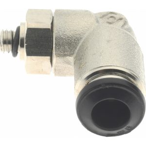 AIGNEP USA Push-to-Connect Tube x Metric Thread Fitting: Swivel Elbow, 6.00 mm OD 50115N-6-M5