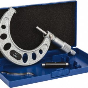VALUE COLLECTION Mechanical Outside Micrometer: 3" Range, 0.0001" Graduation 105-03-111