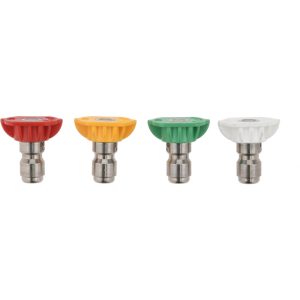 VALUE COLLECTION 4 Qty 1 Pack 5, 000 psi Fixed, Quick Disconnect Pressure Washer Nozzle J08-99445-2