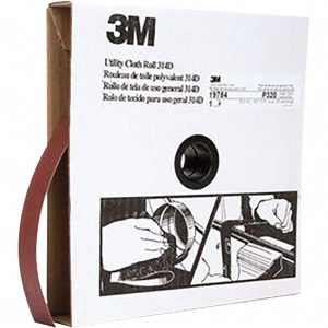 3M 1" x 50 Yd 320 Grit Aluminum Oxide Shop Roll 7000118506