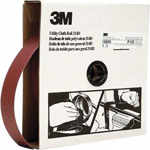 3M 1-1/2" x 50 Yd 120 Grit Aluminum Oxide Shop Roll 7000118529