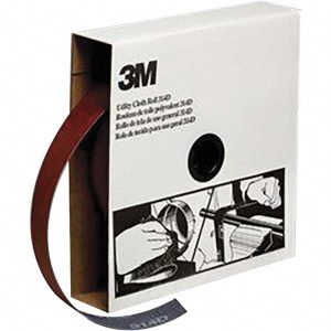 3M Shop Roll: 1-1/2" Wide, 50 Yd Long, 240 Grit, Aluminum Oxide 7000118525