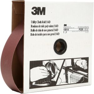3M 2" x 50 Yd 220 Grit Aluminum Oxide Shop Roll 7000118538