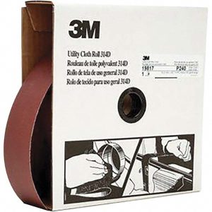 3M 2" x 50 Yd 240 Grit Aluminum Oxide Shop Roll 7000118537