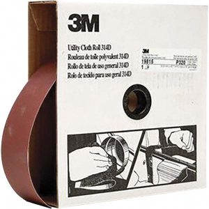 3M 2" x 50 Yd 320 Grit Aluminum Oxide Shop Roll 7000118535