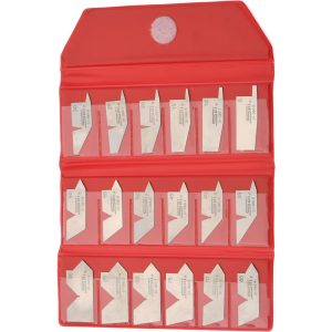 SPI 18 Piece Stainless Steel Angle Gage Set 31-375-9