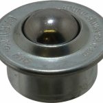 SKF Ball Transfer: 15 mm Ball Dia, Carbon Steel, Round Base BT 515-0-13
