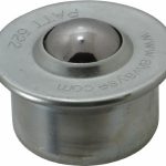 SKF Ball Transfer: 22 mm Ball Dia, Carbon Steel, Round Base BT 522-0-13