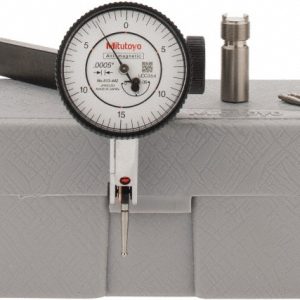 MITUTOYO Test Indicator Kit: 9 Pc, 0.0600" Max, 1.5748" Dial Dia, 0-15-0, 0.0005" Accuracy 513-442-10T