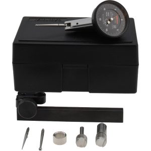 MITUTOYO Test Indicator Kit: 9 Pc, 0.0600" Max, 1.5748" Dial Dia, 0-15-0, 0.0005" Accuracy 513-446-16T