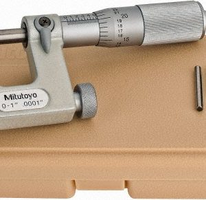 MITUTOYO 0 to 1 Inch, Carbide Face, Mechanical Multi Anvil Micrometer 117-107