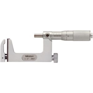 MITUTOYO 1 to 2 Inch, Carbide Face, Mechanical Multi Anvil Micrometer 117-108