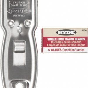 HYDE TOOLS Stiff Carbon Steel 1-Edge Scraper Set 13050