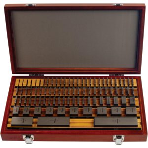 MITUTOYO Gage Block Set: 0.05 to 4'' Range, 81 Pc, AS-2 Grade, Steel 516-404-26