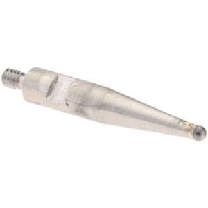 SPI Test Indicator Contact Point: 0.0400" Ball Dia, Carbide Contact Point, 1/2" Contact Point Length Z6595