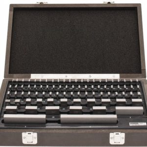 SPI Gage Block Set: 0.101 to 4'' Range, 81 Pc, Steel 30-910-4