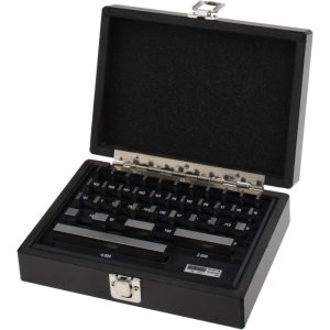 SPI Gage Block Set: 0.05 to 4'' Range, 36 Pc, AS-1 Grade, Steel 30-915-3