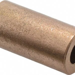 BOSTON GEAR Sleeve Bearing: 1/4" ID, 1/2" OD, 1" OAL, Oil Impregnated Bronze 34582