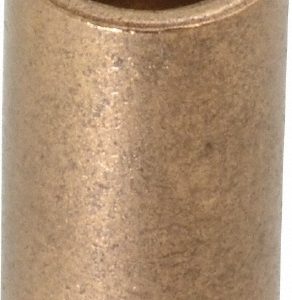 BOSTON GEAR Sleeve Bearing: 3/8" ID, 1/2" OD, 1" OAL, Oil Impregnated Bronze 34644