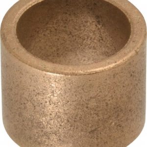 BOSTON GEAR Sleeve Bearing: 7/8" ID, 1-1/8" OD, 7/8" OAL, Oil Impregnated Bronze 35002