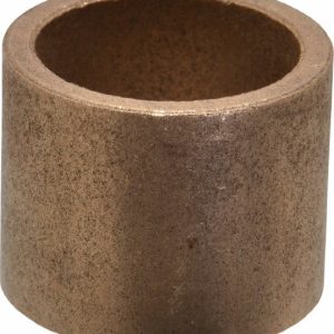 BOSTON GEAR Sleeve Bearing: 1" ID, 1-1/4" OD, 1" OAL, Oil Impregnated Bronze 35068