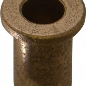 BOSTON GEAR Flanged Sleeve Bearing: 5/16" ID, 7/16" OD, 3/4" OAL, Oil Impregnated Bronze 35540