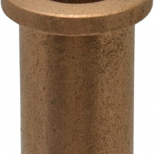 BOSTON GEAR Flanged Sleeve Bearing: 5/8" ID, 13/16" OD, 1-1/2" OAL, Oil Impregnated Bronze 35628