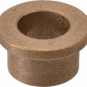 BOSTON GEAR Flanged Sleeve Bearing: 5/8" ID, 7/8" OD, 5/8" OAL, Oil Impregnated Bronze 69207