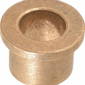 BOSTON GEAR Flanged Sleeve Bearing: 5/8" ID, 7/8" OD, 3/4" OAL, Oil Impregnated Bronze 35632