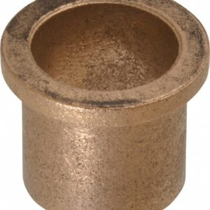 BOSTON GEAR Flanged Sleeve Bearing: 7/8" ID, 1" OD, 1" OAL, Oil Impregnated Bronze 69210