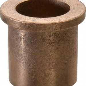 BOSTON GEAR Flanged Sleeve Bearing: 7/8" ID, 1-1/8" OD, 1-1/4" OAL, Oil Impregnated Bronze 69211