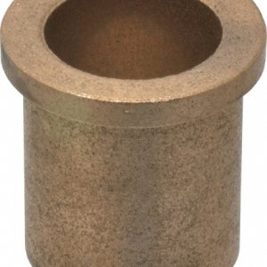 BOSTON GEAR Flanged Sleeve Bearing: 1" ID, 1-1/4" OD, 1-1/2" OAL, Oil Impregnated Bronze 35678