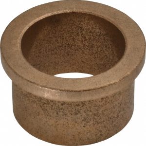 BOSTON GEAR Flanged Sleeve Bearing: 1-1/4" ID, 1-1/2" OD, 1" OAL, Oil Impregnated Bronze 69216