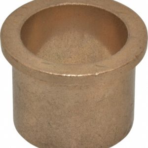 BOSTON GEAR Flanged Sleeve Bearing: 1-1/2" ID, 1-3/4" OD, 1-1/2" OAL, Oil Impregnated Bronze 35688